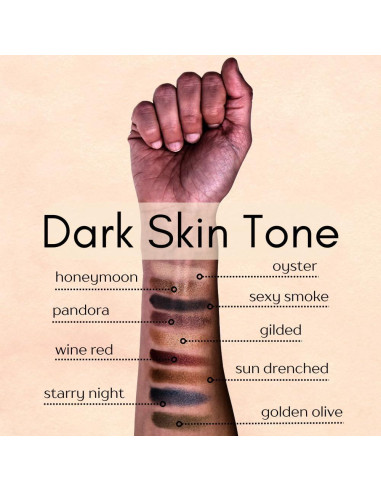 Ombre de Ojos Vegana en Polvo Prensado Verde Oliva Dorado