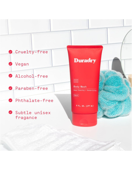 Jabón Corporal Desodorante Duradry 74.8 ml - Hidratante Natural