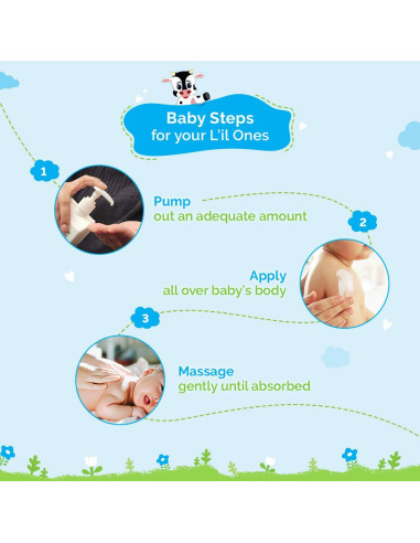 Loción Corporal Suave Mamaearth 400ml con Leche y Caléndula