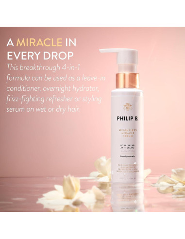 Suero Acondicionador Sin Peso PHILIP B. 120 mL - Hidrata y Suaviza