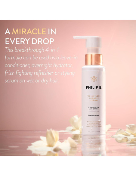 Suero Acondicionador Sin Peso PHILIP B. 120 mL - Hidrata y Suaviza