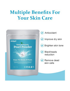 Polvo de Perla Orgánico Jutqut 100g - Cuidado de Piel DIY 2