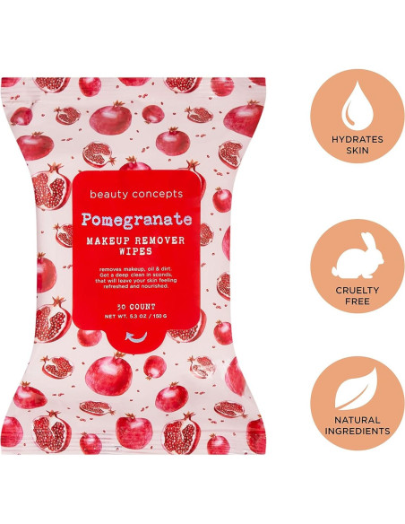 Toallitas Faciales Beauty Concepts - 120 Piezas, 4 Fragancias