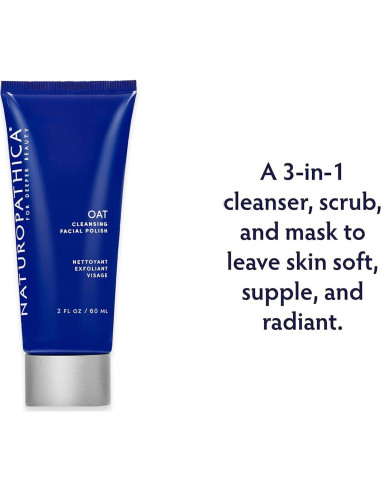 Limpiador Facial Exfoliante Naturopathica 59 ml - Uso Múltiple