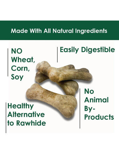 Bonies Hueso Natural para Piel y Pelaje Sabor Pollo 8 Unidades