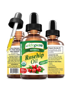 Aceite de Rosa Mosqueta Orgánico myVidaPure 14.79 ml Puro Virgen