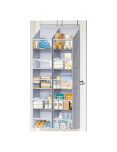 Organizador Colgante sobre la Puerta AOODA 2 Paquetes Gris