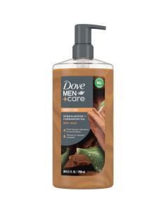 Gel de Ducha Dove Hombres Sándalo + Cardamomo 770ml y Carbón + Arcilla 532ml 2
