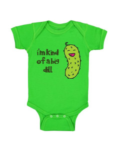 Body de Bebé Verde Manzana Cute Rascals Soy Un Gran Pepinillo