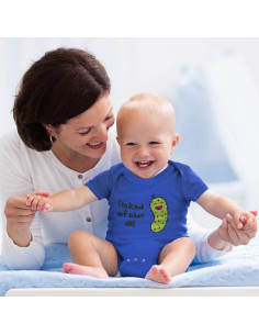 Body de Bebé Verde Manzana Cute Rascals Soy Un Gran Pepinillo 2