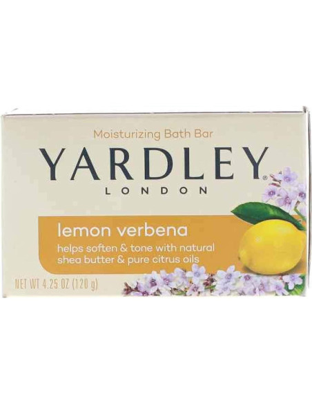 Barra Hidratante Yardley Limón Verbena 113g - Paquete de 6