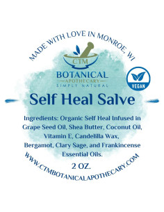 Ungüento Sanador Natural 2 Oz - Hecho a Mano Vegano