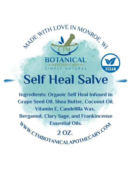 Ungüento Sanador Natural 2 Oz - Hecho a Mano Vegano