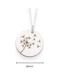 Collar Diente de León HotMixCold en Plata 925 u Oro 14K 2