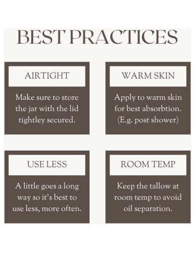 Bálsamo de sebo de res orgánico Lavanda 60 ml - Cuidado de la piel