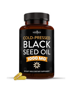 Cápsulas de Aceite de Semilla Negra NEW AGE - 60 Unidades