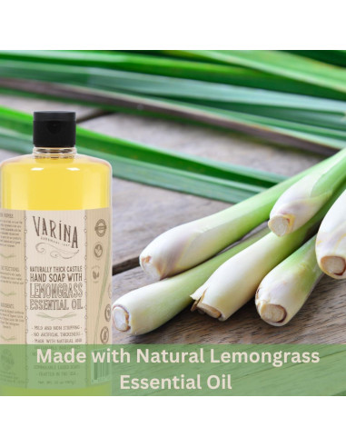 Jabón Líquido Orgánico de Castilla Hierba Limón 946ml - Pack de 2