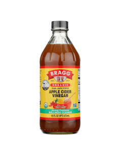 Vinagre de Sidra de Manzana Orgánico Bragg con Miel y Cayena 473 ml