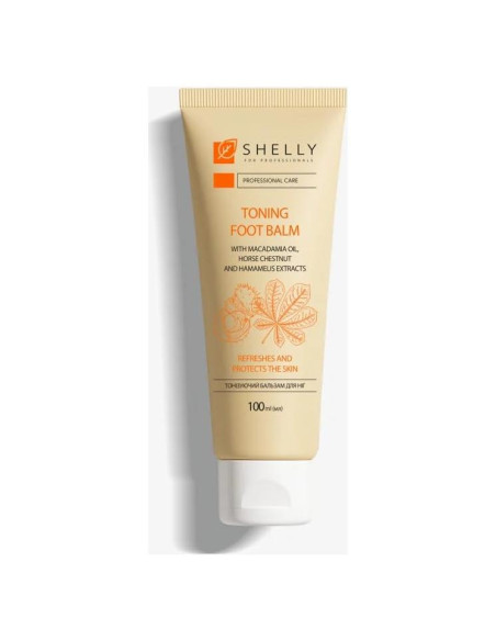 Bálsamo para Pies Tonificante Shelly 100 ml con Aceite de Macadamia