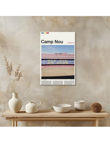 Póster de Estadio Camp Nou FC Barcelona 30.48x45.72cm
