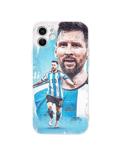 Funda Bumper ZERMU para iPhone 12 6.1" Silicona TPU Messi