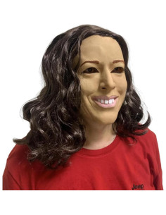 Máscara Realista de Kamala Harris en Látex para Cosplay 2
