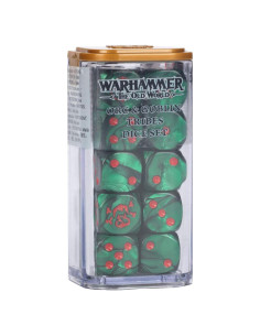 Dados temáticos WARHAMMER Tribus de Orcos y Goblins 20 unidades