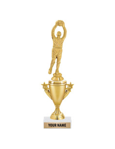 Trofeo de Portero de Fútbol Crown 27.3 cm Grabado Personalizado