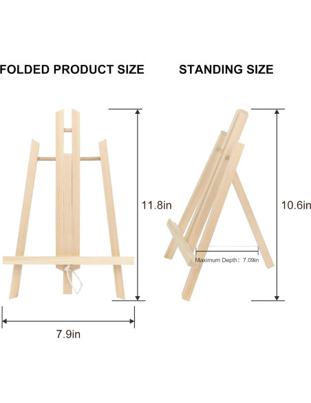 Cabaletes de Madera KINLINK 30 cm Set de 6 para Exhibición