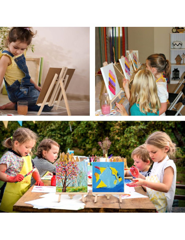 Cabaletes de Madera KINLINK 30 cm Set de 6 para Exhibición