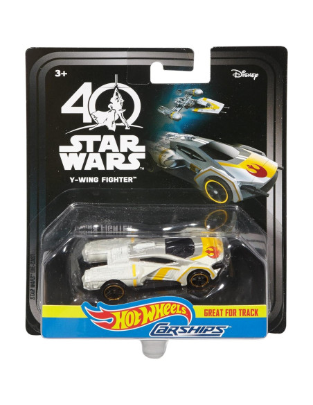 Vehículo Y-Wing Fighter Hot Wheels Star Wars 40 Aniversario