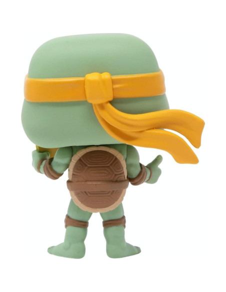 Figura Pop! Tortugas Ninja Michelangelo Funko 9.5 cm con Funda