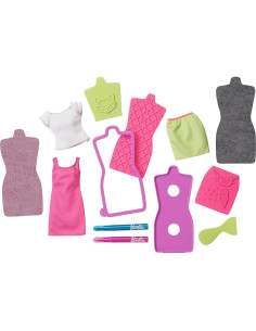 Set de Placas de Diseño de Moda D.I.Y. Barbie - 3 Modas Reversibles 2