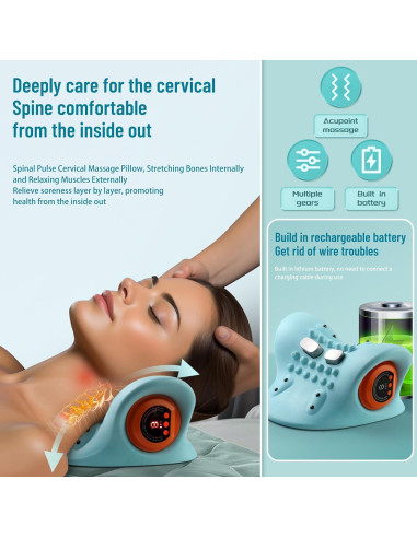 Masajeador de Cuello Inalámbrico Yongkang BTLJB con Calor