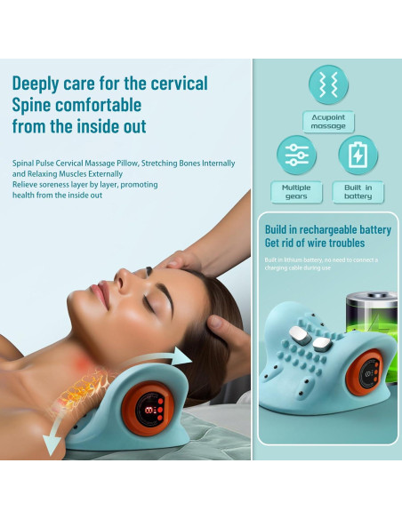 Masajeador de Cuello Inalámbrico Yongkang BTLJB con Calor