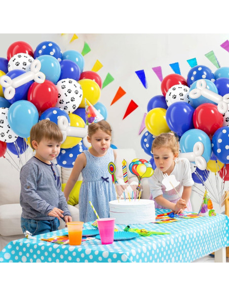 60 Globos de 30 cm para Decoración de Cumpleaños de Perros