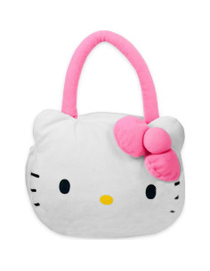 Bolso de peluche Hello Kitty para niñas con correas y pegatinas 2