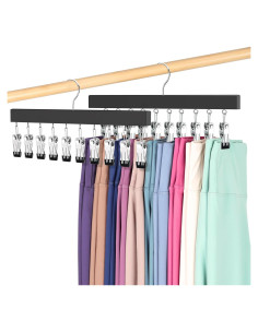 Organizador de Closet ORROENS 2 Pcs Perchas para Pantalones