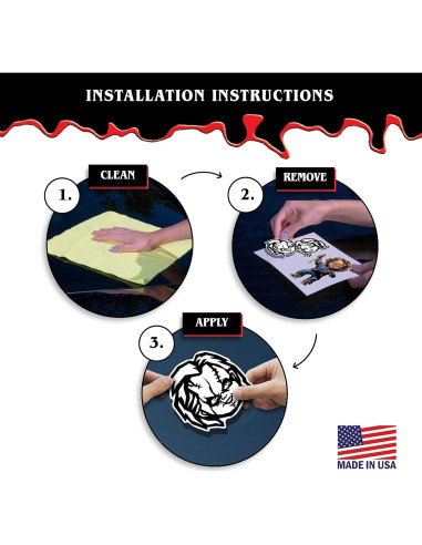 Set de 3 Calcomanías Chucky & Tiffany - Vinilo para Auto y Laptop