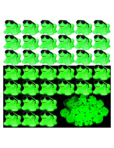 Paquete de 36 Ranas de Goma con Gafas - Juguetes de Baño