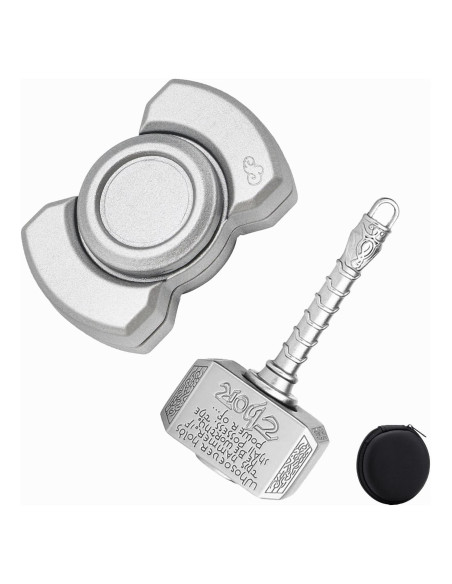 Paquete de 2 Juguetes Antiestrés Bulate: Spinner y Clicker