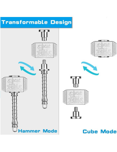 Paquete de 2 Juguetes Antiestrés Bulate: Spinner y Clicker