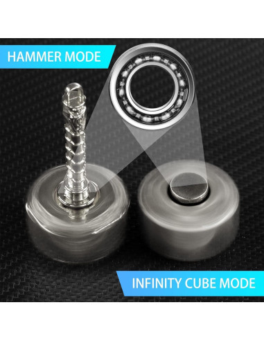 Paquete de 2 Juguetes Antiestrés Bulate: Spinner y Clicker