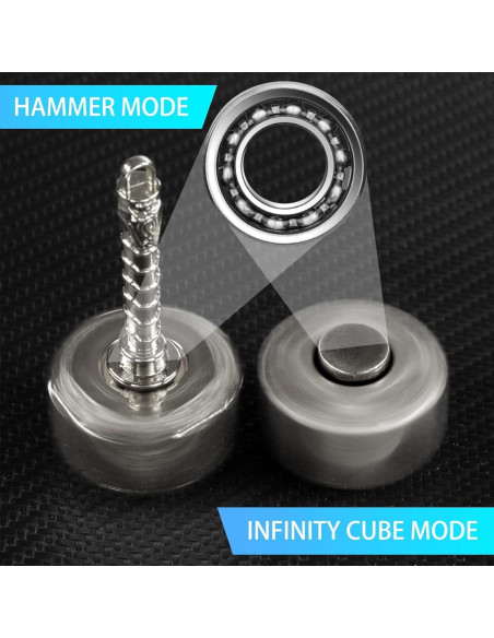 Paquete de 2 Juguetes Antiestrés Bulate: Spinner y Clicker