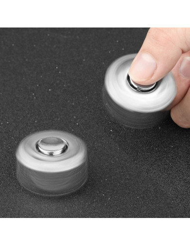 Paquete de 2 Juguetes Antiestrés Bulate: Spinner y Clicker