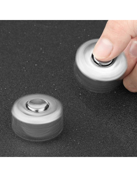 Paquete de 2 Juguetes Antiestrés Bulate: Spinner y Clicker