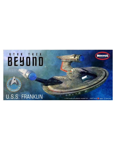 Kit de Modelo USS Franklin NX-326 Moebius 1/350 Detallado