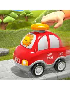 Coches de Juguete Animales Beby Buty 4 Piezas para Niños 3-5 Años 2