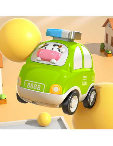 Coches de Juguete Animales Beby Buty 4 Piezas para Niños 3-5 Años