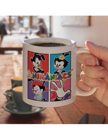 Taza de Cerámica Animaniacs 11oz - Regalo Original para Café